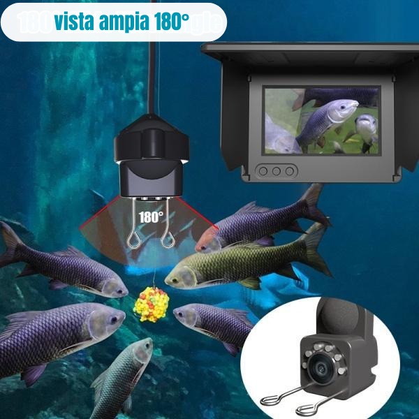 Telecamera subacquea da pesca HD