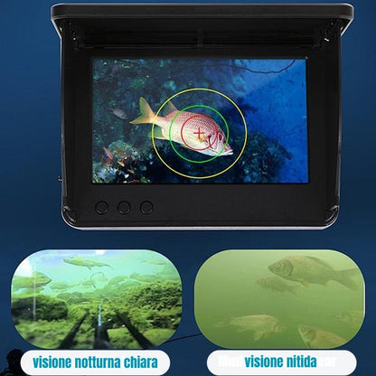 Telecamera subacquea da pesca HD